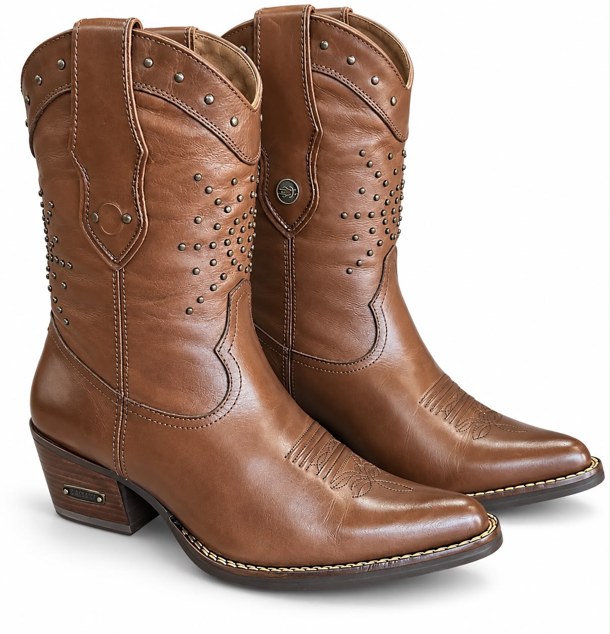 BOTA CANO MEDIO B/FINO REF 3174 FEM CAPELLI