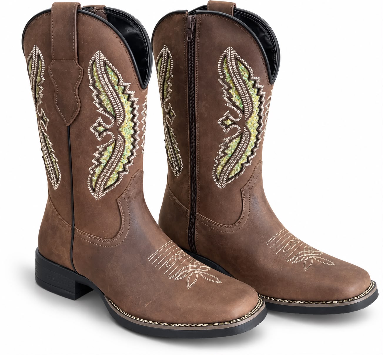 BOTA BRILHO B/QUADRADO REF 1740147 FEM LA MEXICANA