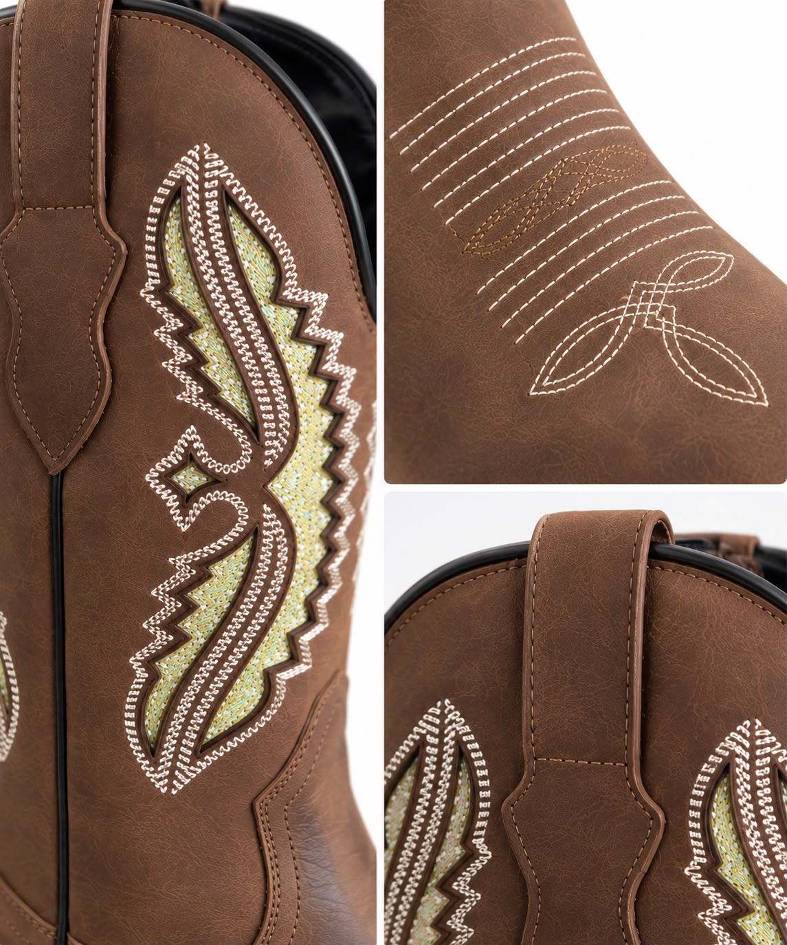 BOTA BRILHO B/QUADRADO REF 1740147 FEM LA MEXICANA - alternativa