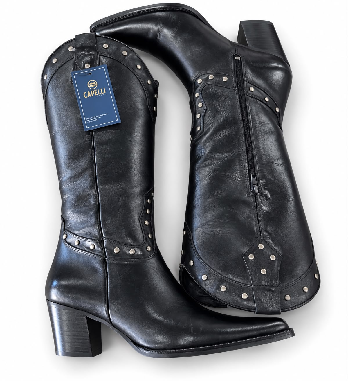 BOTA CANO ALTO B/FINO REF 3061 FEM CAPELLI - alternativa